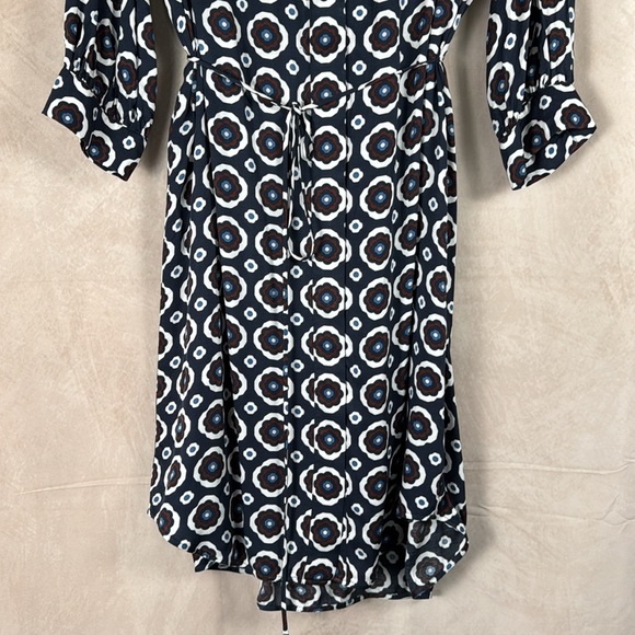 Marc O'Polo Button-Down Shirt Dress Geometric Work Office Sustainable Preppy 4 - Picture 4 of 12